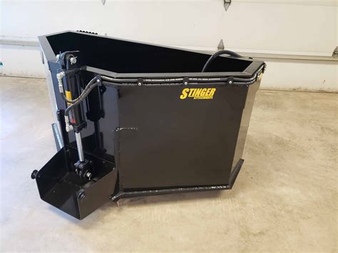 concrete bicket skid steer|skid steer bucket attachment.